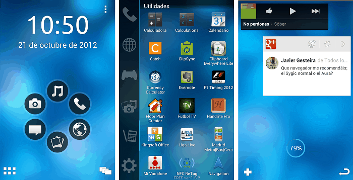 slide launcher android
