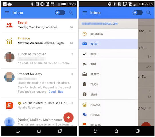 gmail-android-nueva interfaz