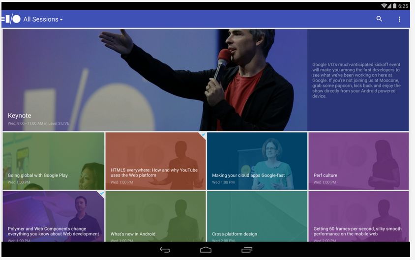 Google io 2014 app android