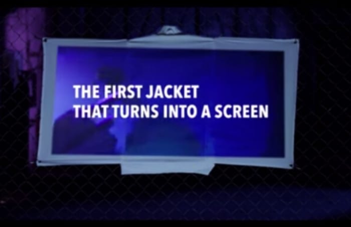 Lenovo lanza una chaqueta para proyectar tus películas