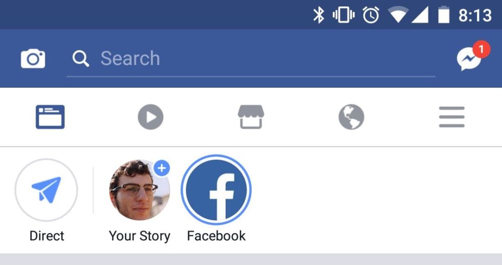 Historias de Facebook y Messenger Day se fusionarán