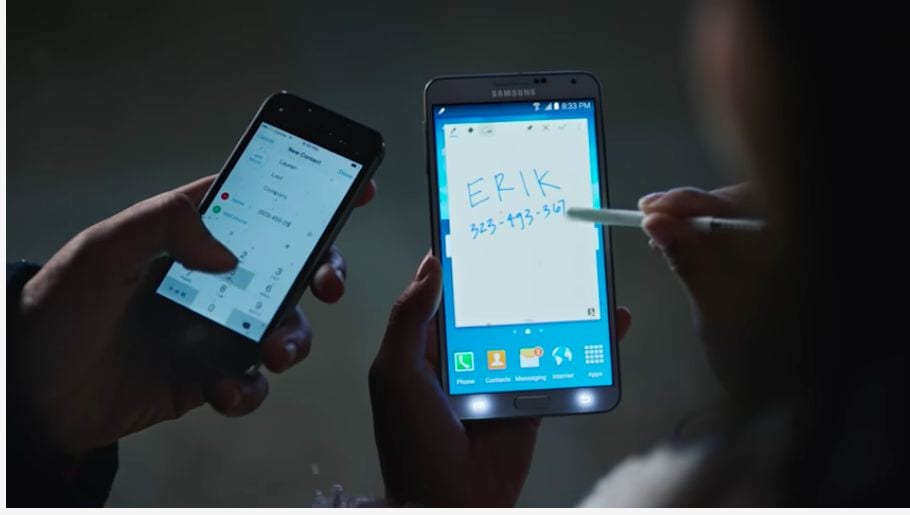 Todos los iPhones de la historia son burlados por Samsung en su nuevo video