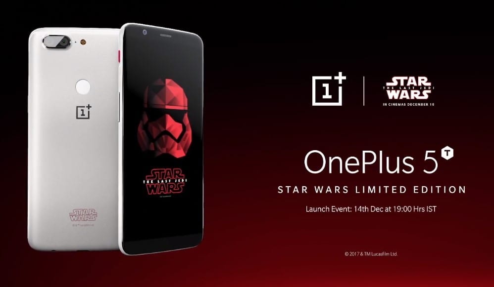 Así es el nuevo OnePlus 5T edición Star Wars