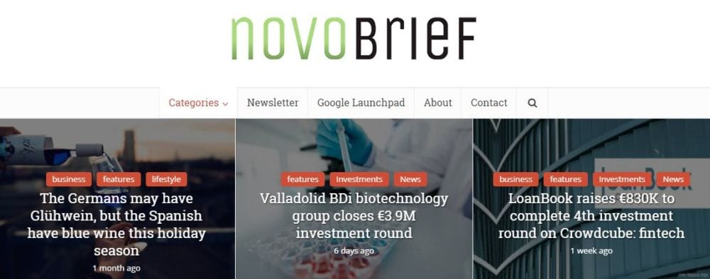 La incubadora ESPACIO anuncia la adquisición de ‘Novobrief’, una publicación dedicada a la Escena Startup de España