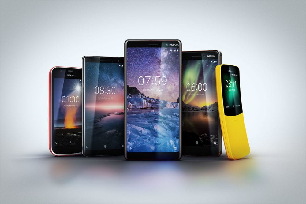 Estos son todos los teléfonos que presentó Nokia en el Mobile World Congress 2018
