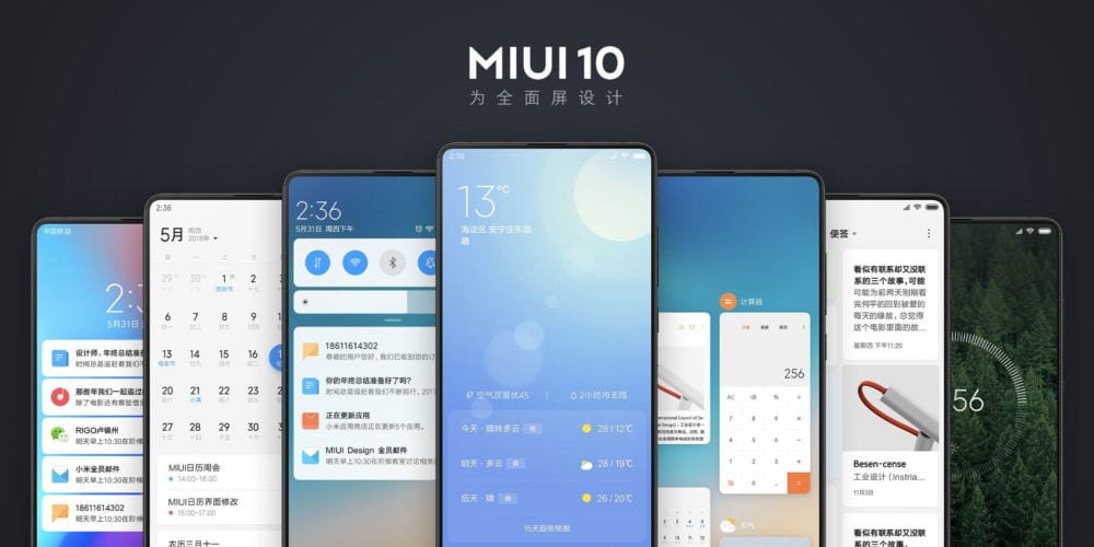 Estos teléfonos de Xiaomi recibirán la actualización a MIUI 10