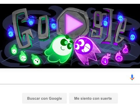 Google celebra Halloween con el primer Doodle multijugador