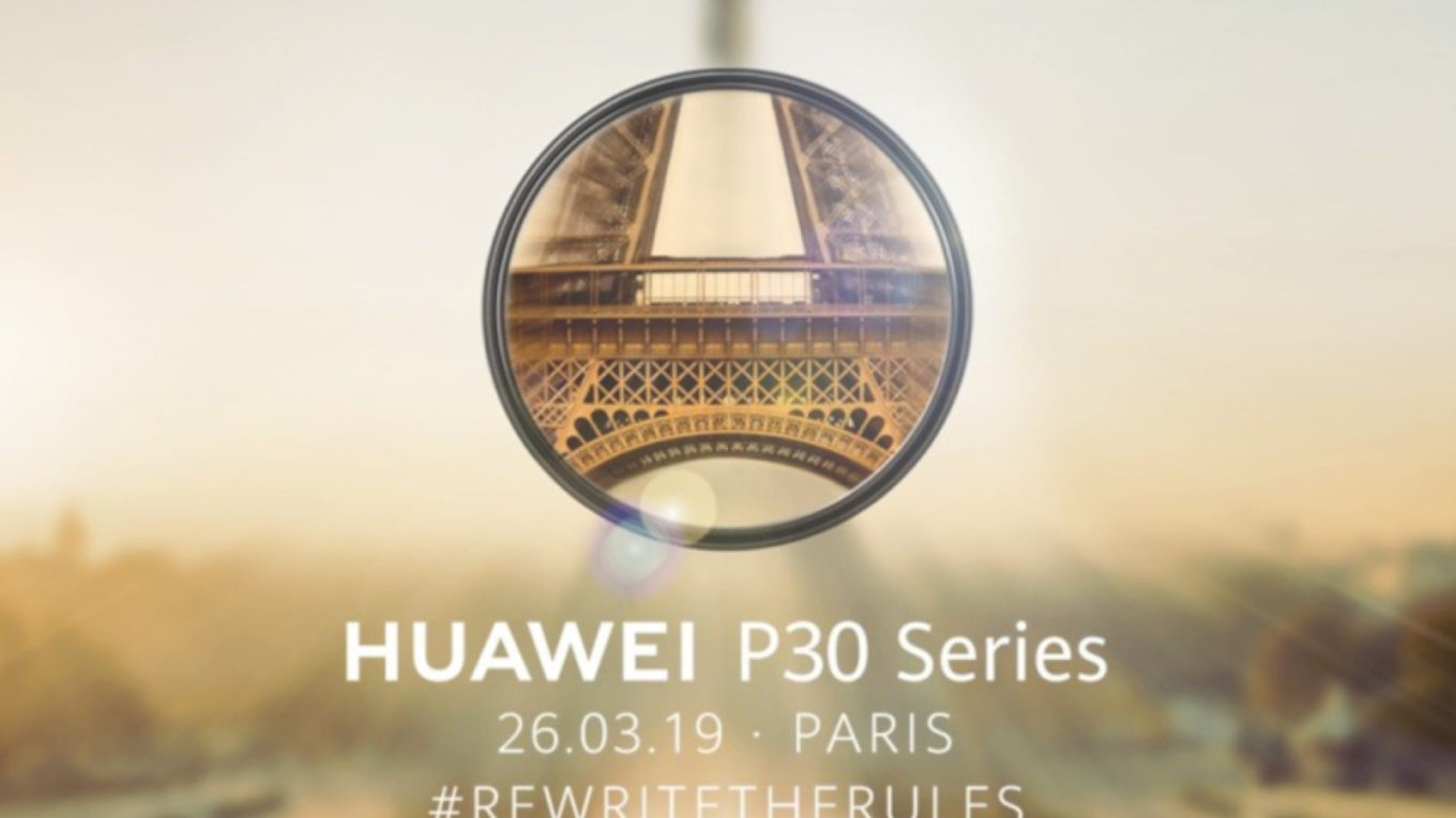 Huawei prepara un evento para el próximo 26 de marzo en París