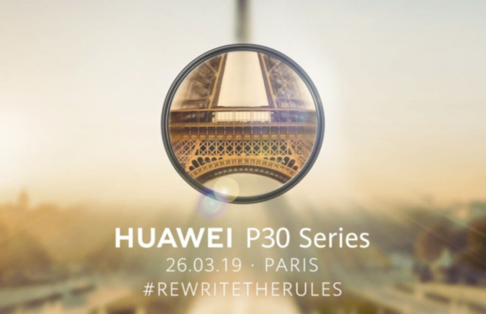 Huawei prepara un evento para el próximo 26 de marzo en París
